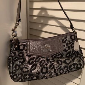 Never used coach purse leopard
